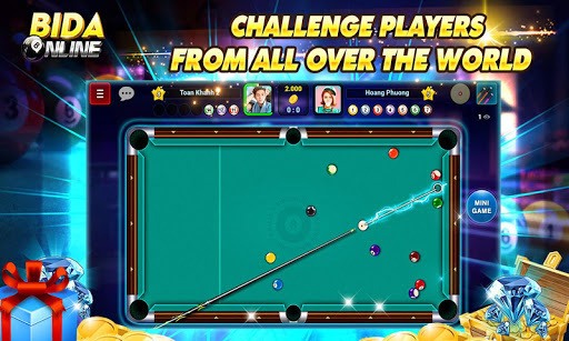 Bida Online: 8 Pool Ball, Billiard Online, 7 Card for PC screenshot 2