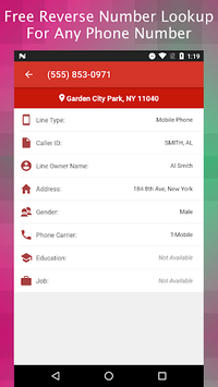 Reverse Caller ID Lookup of Unknown Phone Numbers for PC screenshot 1