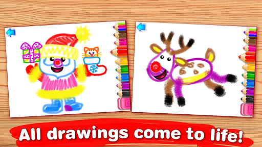 Drawing Christmas for Kids Drawing Games for Girls for PC screenshot 3
