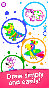 Bini DRAW & DANCE! Painting Toddler Coloring Apps for PC screenshot 1