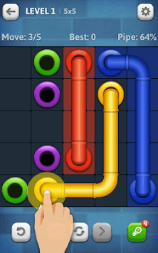 Line Puzzle: Pipe Art for PC screenshot 1