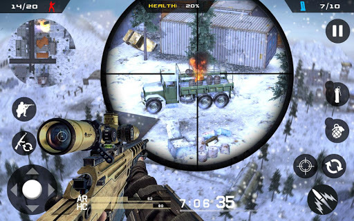 Winter Mountain Sniper - Modern Shooter Combat for PC screenshot 3