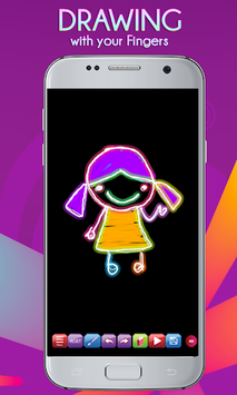 Glowii: Easy Neon Doodle Drawing for PC screenshot 3