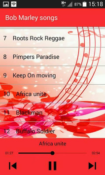 Bob Marley Songs - witouth internet - for PC screenshot 3