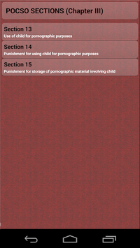 POCSO ACT for PC screenshot 3