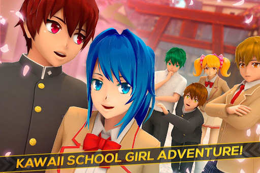 Anime Girl Run - Yandere Survival - Manga Love for PC screenshot 1
