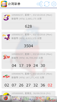 Fast Taiwan Lottery Results for PC screenshot 1