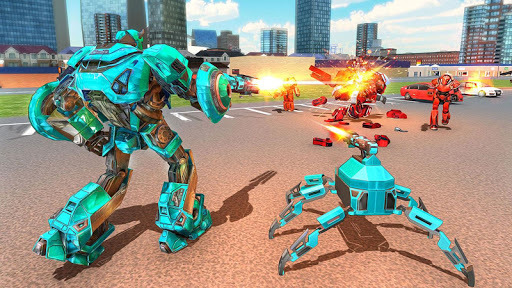 Spider Robot Game - Transforming Robot Spider Web for PC screenshot 3