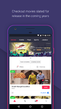 BookMyShow - Movies, Events & Sports Match Tickets for PC screenshot 1