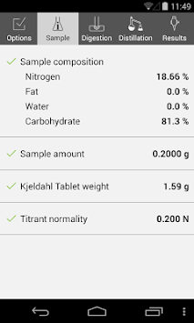 Kjeldahl Optimizer for PC screenshot 1
