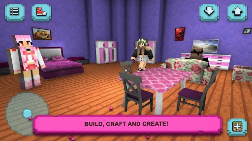 Girls World Exploration: Crafting & Building Lite for PC screenshot 1