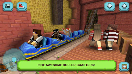 Theme Park Craft: Build & Ride for PC screenshot 3
