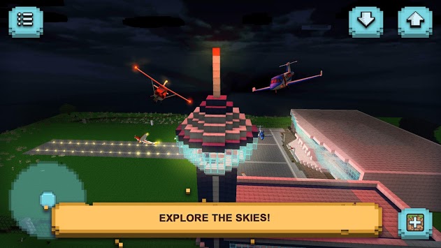 Plane Craft: Square Air Fly Simulator Flying Games for PC screenshot 1