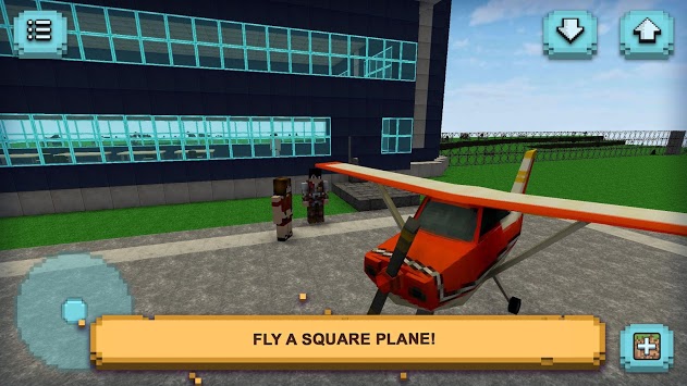 Plane Craft: Square Air Fly Simulator Flying Games for PC screenshot 2