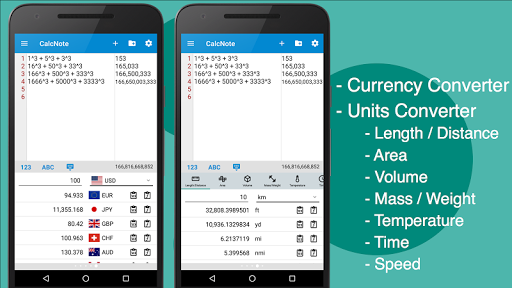 CalcNote - Notepad Calculator for PC screenshot 3