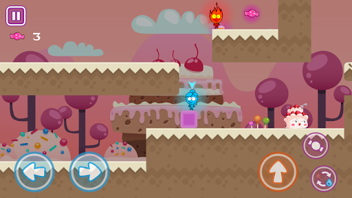 Red boy and Blue girl - Candy World Adventure for PC screenshot 1