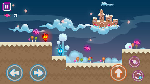 Red boy and Blue girl - Candy World Adventure for PC screenshot 2
