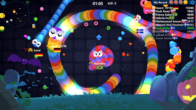 Snake Candy.IO - Real-time Multiplayer Snake Game for PC screenshot 1