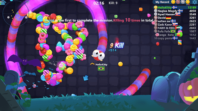 Snake Candy.IO - Real-time Multiplayer Snake Game for PC screenshot 2