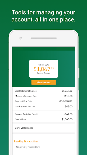 First Savings Credit Card for PC screenshot 3