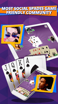 Spades - Free Spades online plus real multiplayer for PC screenshot 1
