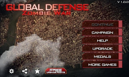 Global Defense: Zombie War for PC screenshot 1