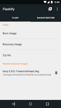 Flashify (for root users) for PC screenshot 1