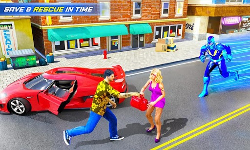 Grand Police Robot Speed Hero City Cop Robot Games for PC screenshot 3