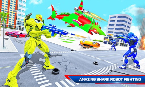Robot Shark Attack: Transform Robot Shark Games for PC screenshot 2