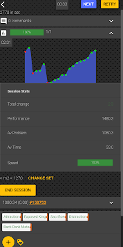 Chess tempo - Train chess tactics, Play online for PC screenshot 2