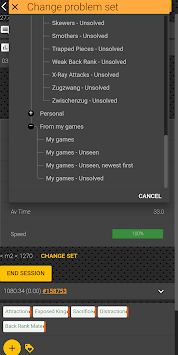 Chess tempo - Train chess tactics, Play online for PC screenshot 3