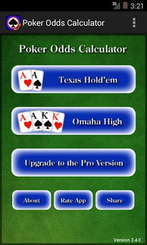 Poker Odds Calculator for PC screenshot 1