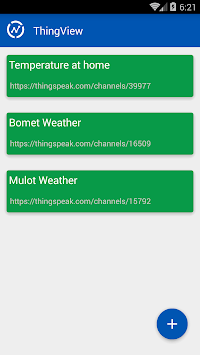 ThingView - ThingSpeak viewer for PC screenshot 1