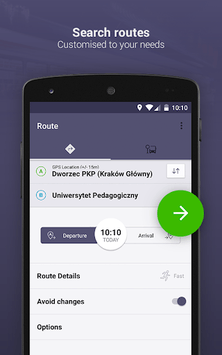 Jakdojade: public transport for PC screenshot 1