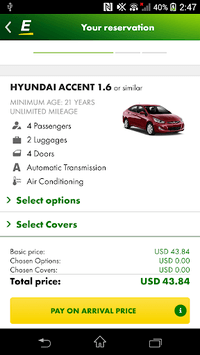 Europcar - Car & Van Hire for PC screenshot 2