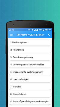 Class 9 Maths NCERT Solution Offline for PC screenshot 1