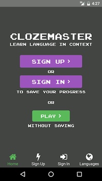 Clozemaster for PC screenshot 1