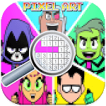 Color By Number Teen Titans Go Pixel Art Games APK