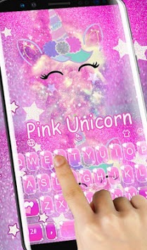 Pink Unicorn Keyboard Theme for PC screenshot 3