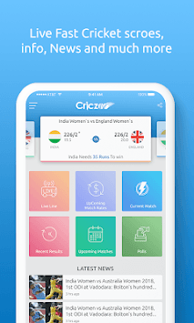 CricZoo - Fastest Cricket Live Line Score & News for PC screenshot 3