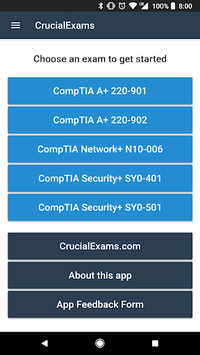 Crucial Exams CompTIA Training for PC screenshot 1