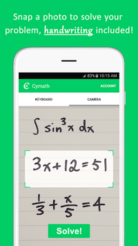 Cymath - Math Problem Solver for PC screenshot 1