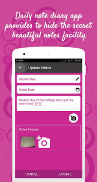 Daily note diary for PC screenshot 2