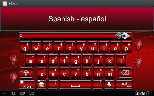 SlideIT Spanish Pack for PC screenshot 1