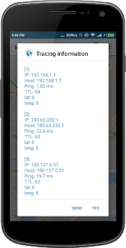 Intrace: Visual Traceroute for PC screenshot 3
