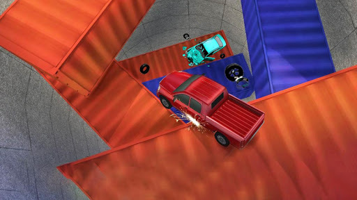 Beamng Drive Death Stair Car Speed Crash for PC screenshot 2