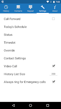 frSIP Mobile for PC screenshot 3
