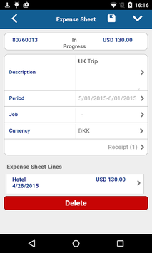 Deltek Touch for Maconomy for PC screenshot 3