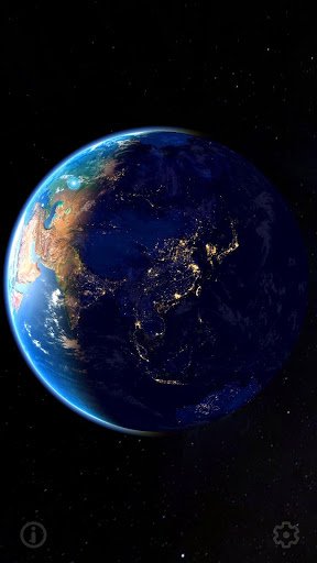 3D Earth & Real Moon. Live Wallpaper. for PC screenshot 1