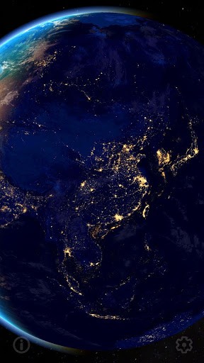 3D Earth & Real Moon. Live Wallpaper. for PC screenshot 2